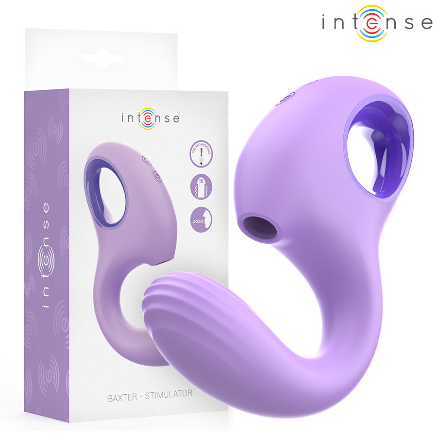 INTENSE – BAXTER VIBRADOR  ESTIMULADOR VIOLETA