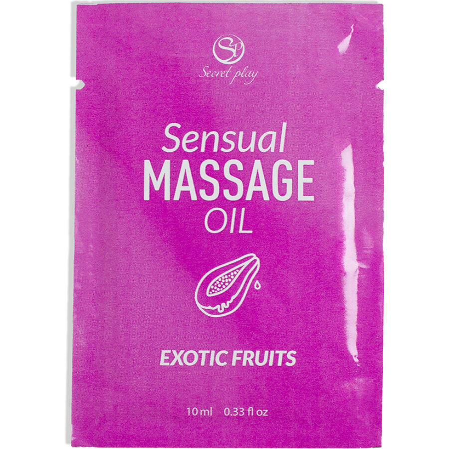SECRETPLAY – MONODOSIS ACEITE DE MASAJE FRUTAS EXÓTICAS 10 ML