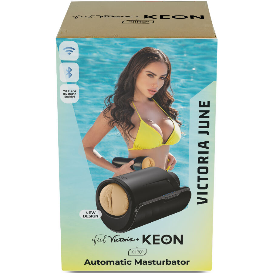 KIIROO – KEON WIFI COMBO VICTORIA JUNE MASTURBADOR AUTOMÁTICO + FEEL STROKER