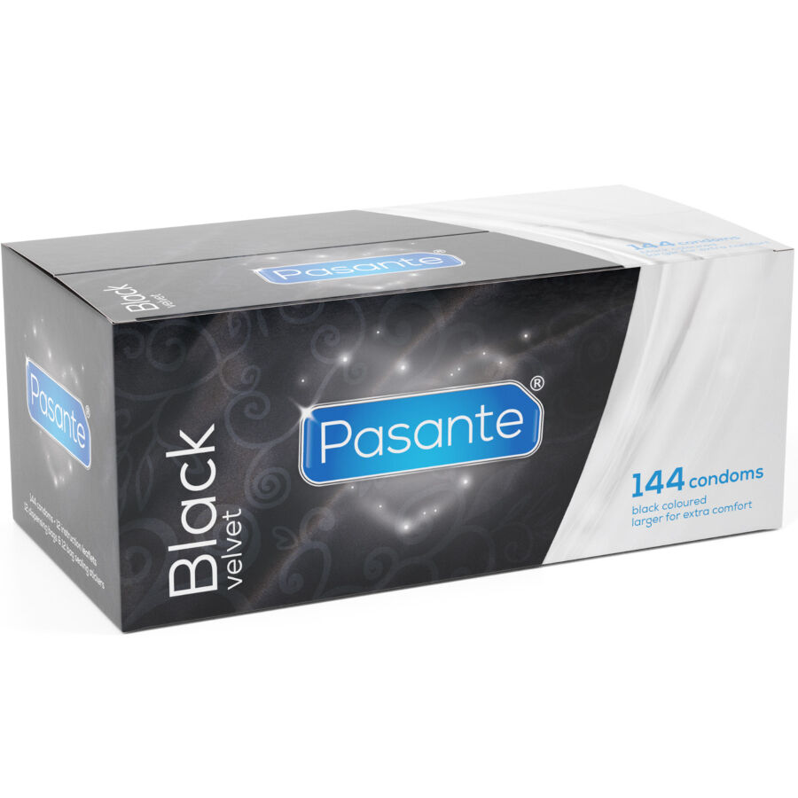 PASANTE – BLACK VELVET PRESERVATIVOS CAJA 144 UNIDADES