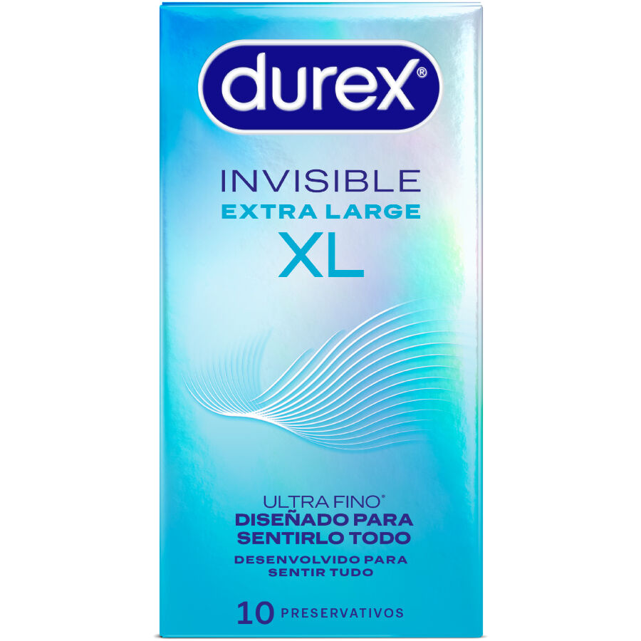 DUREX – PRESERVATIVOS INVISIBLE XL 10 UNIDADES