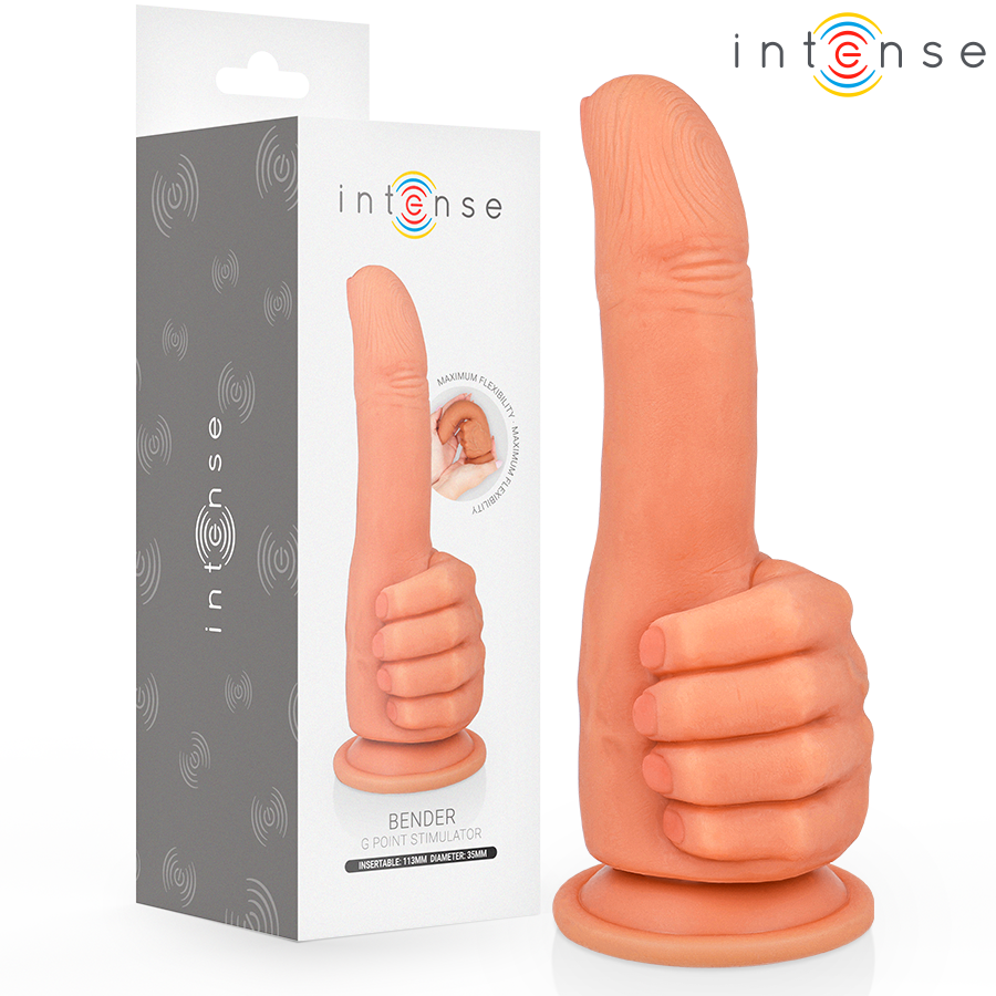 INTENSE – BENDER ESTIMULADOR PUNTOG MANO FLEXIBLE 11,3 CM