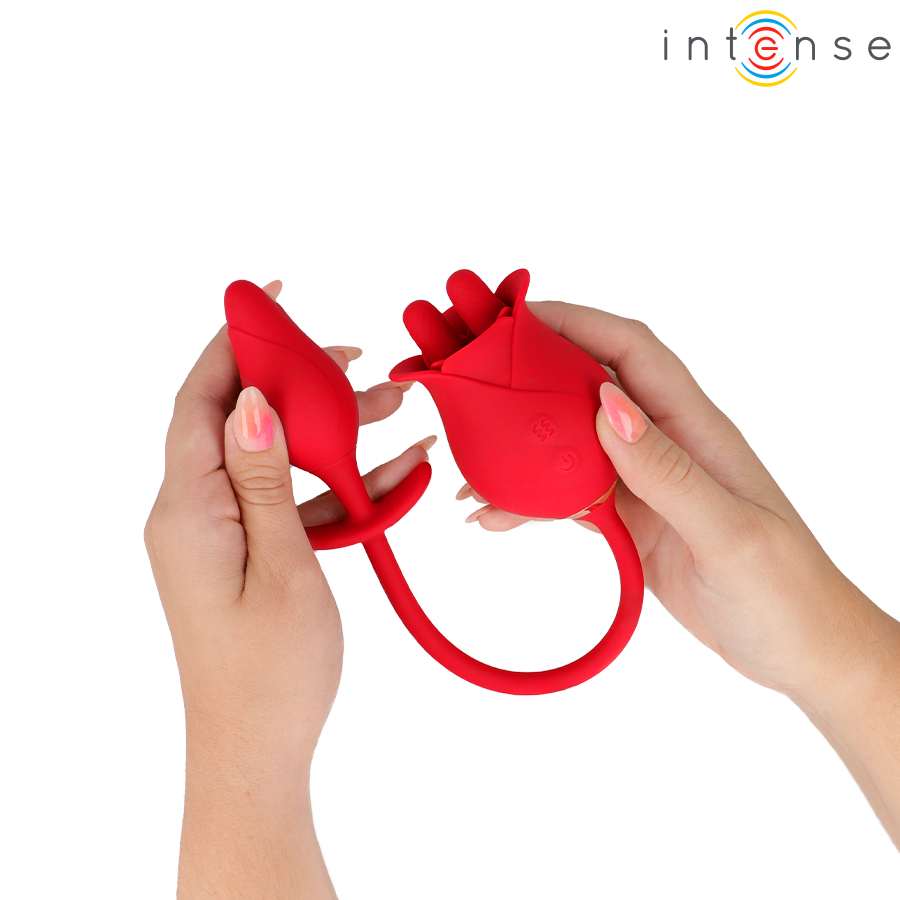 INTENSE – MELANIE DOBLE ESTIMULADOR CLÍTORIS CON LENGUA ZIGZAG