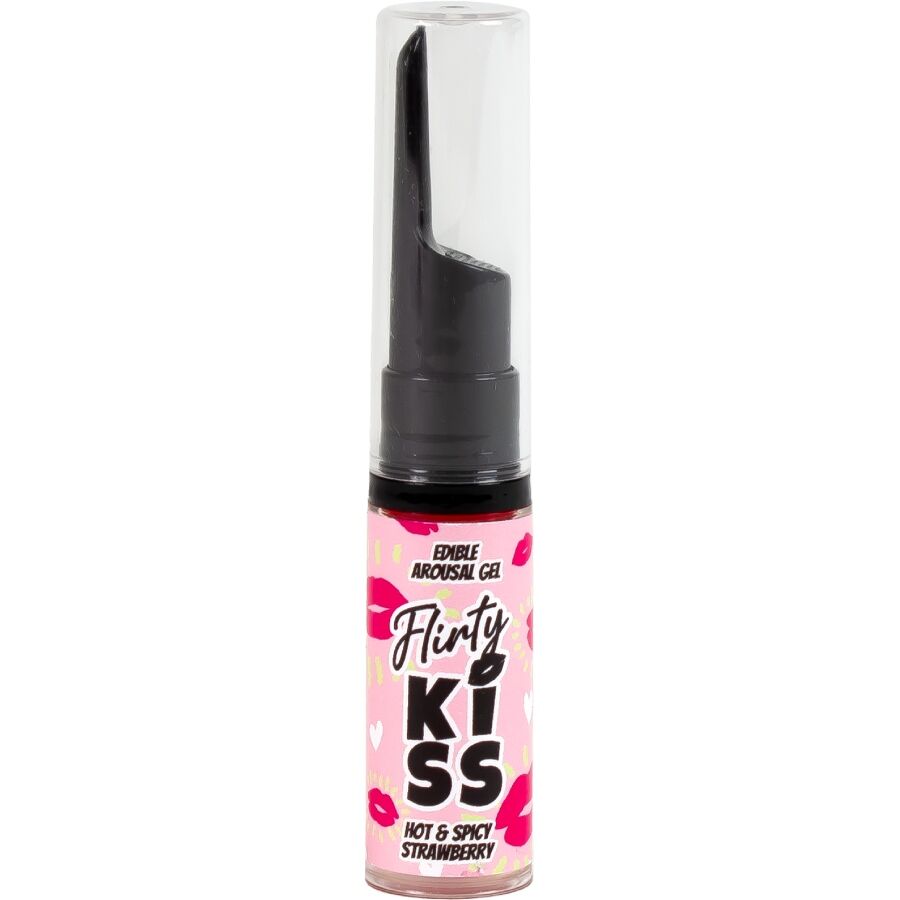 SECRETPLAY – FLIRTY KISS GELES CON EFECTOS SEXO ORAL FRESA MENTA 2 x 8 GR