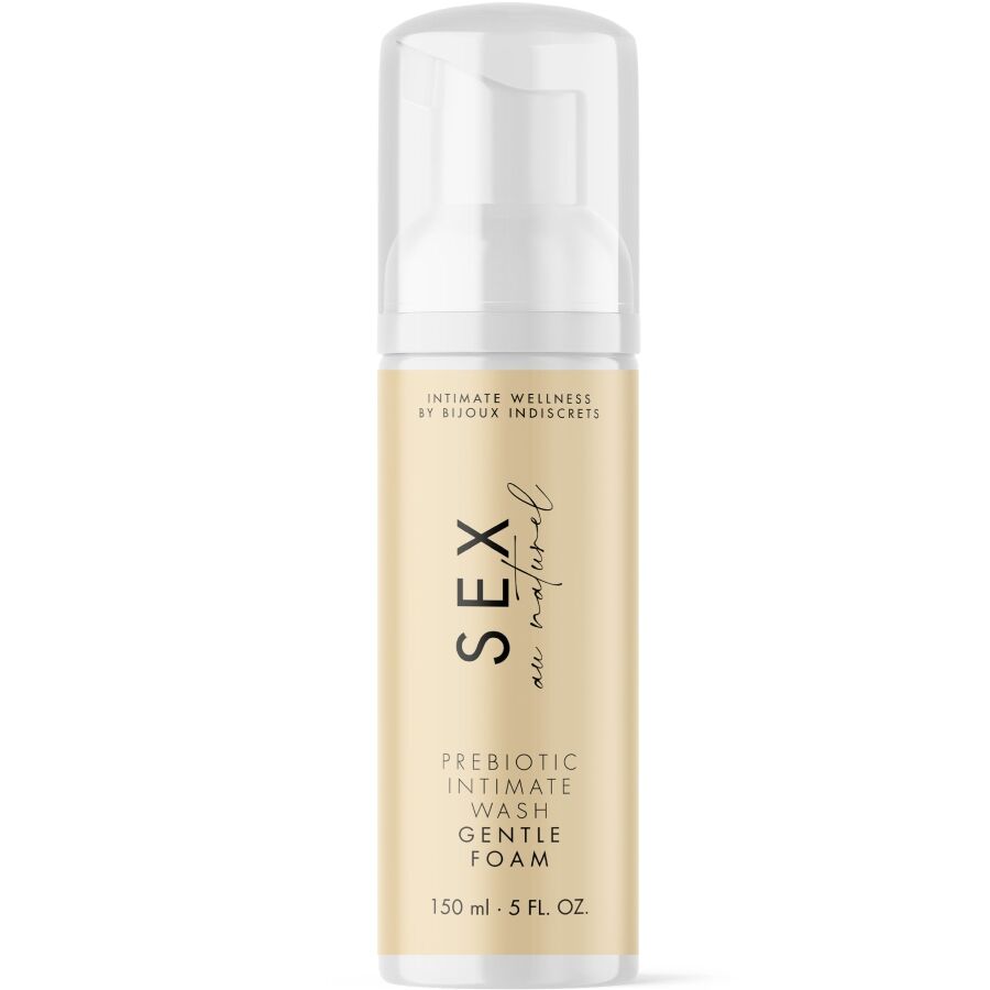 BIJOUX INDISCRETS – SEX AU NATUREL GEL ÍNTIMO PREBIÓTICO CON ESPUMA 150 ML