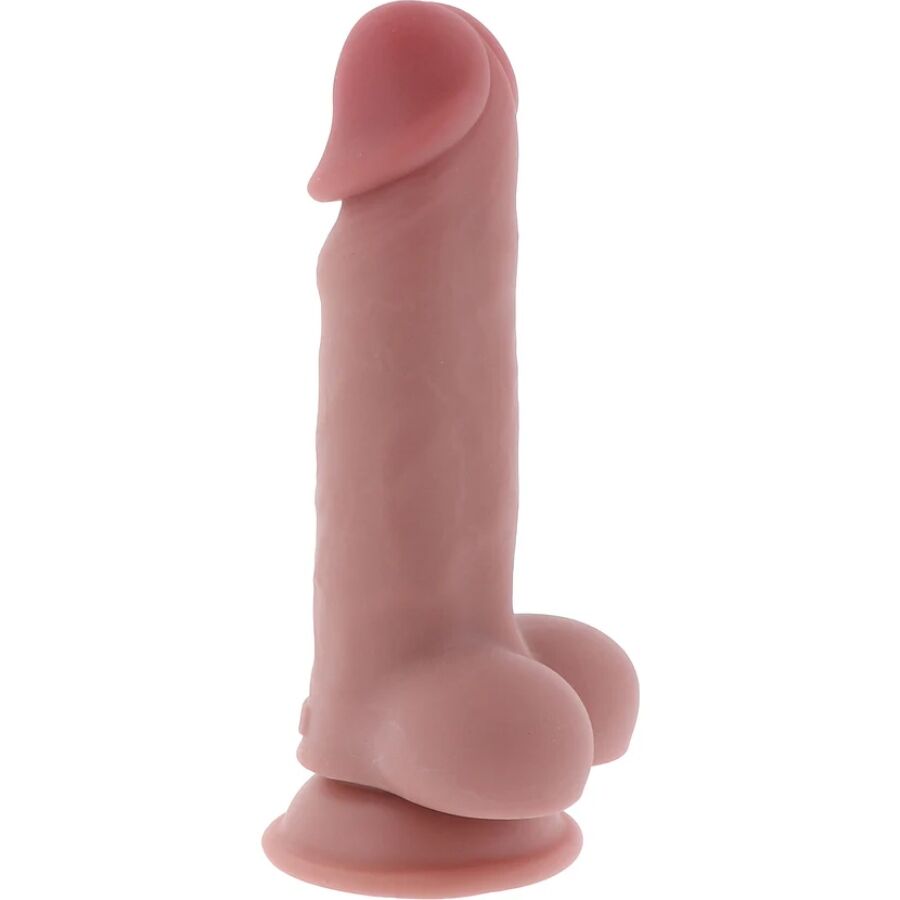 GET REAL – PENE REALÍSTICO DELUXE CON TESTÍCULOS EXTRA GRUESO 17 CM