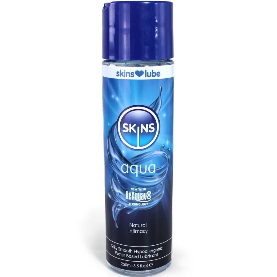 SKINS – AQUA LUBRICANTE BASE DE AGUA 250 ML