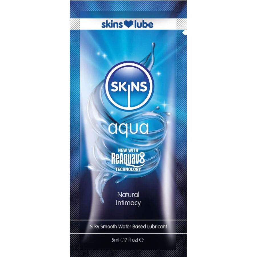 SKINS – AQUA LUBRICANTE BASE DE AGUA MONODOSIS 5 ML