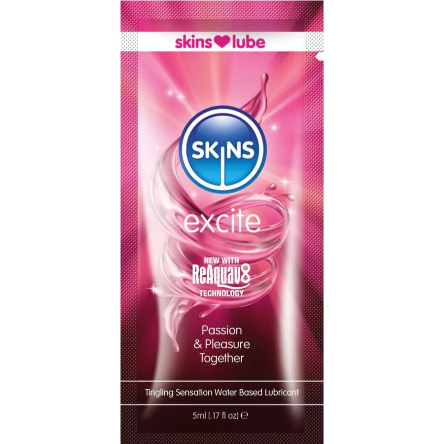 SKINS – EXCITE WATER-BASED LUBRICANT SINGLE-DOSE 5 ML