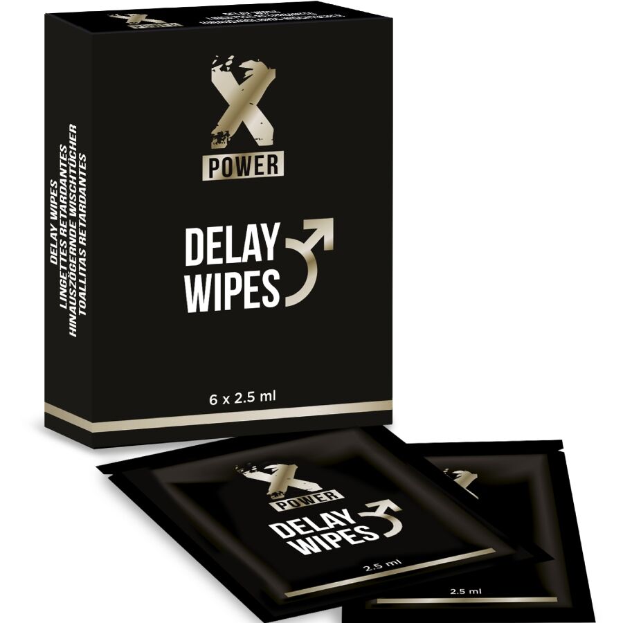 X POWER – DELAY WIPES 6 UNITS