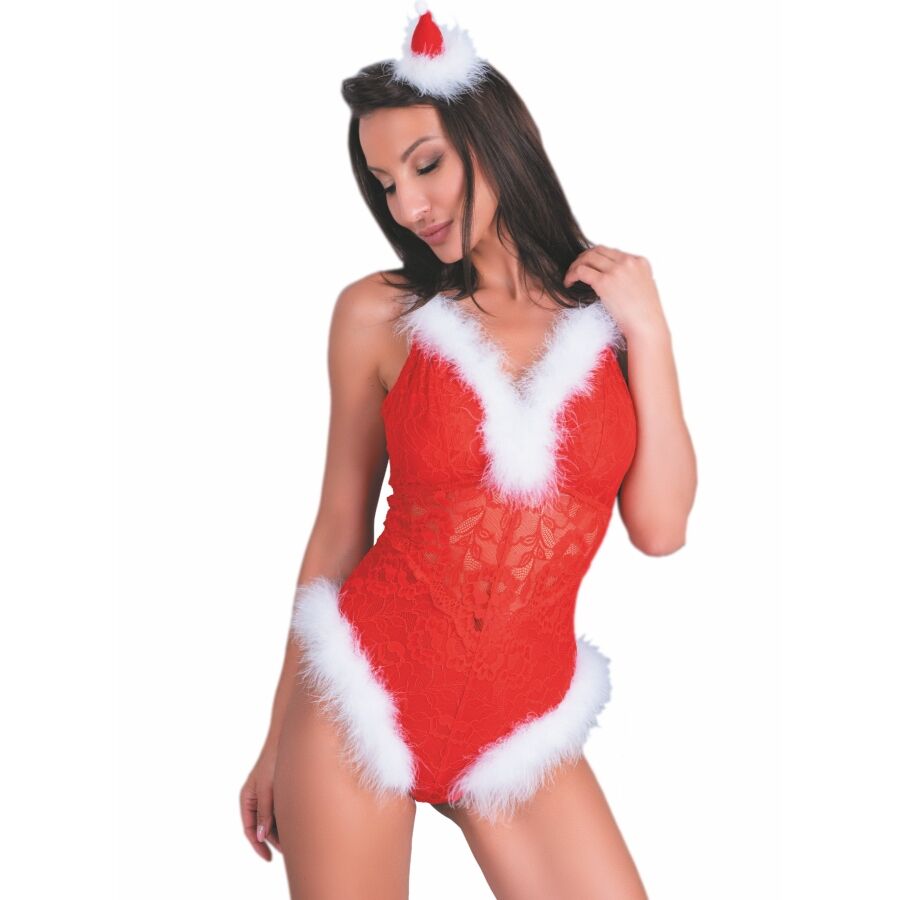LIVCO CORSETTI FASHION – NAUGHTY SANTA LC 90706 BODY NAVIDEÑO S/M