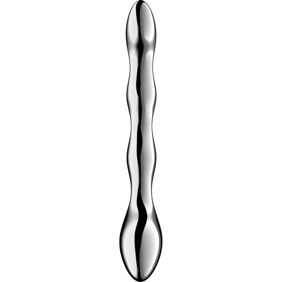 SATISFYER – COSMIC CREST 2 DILDO ACERO INOXIDABLE DOBLE USO