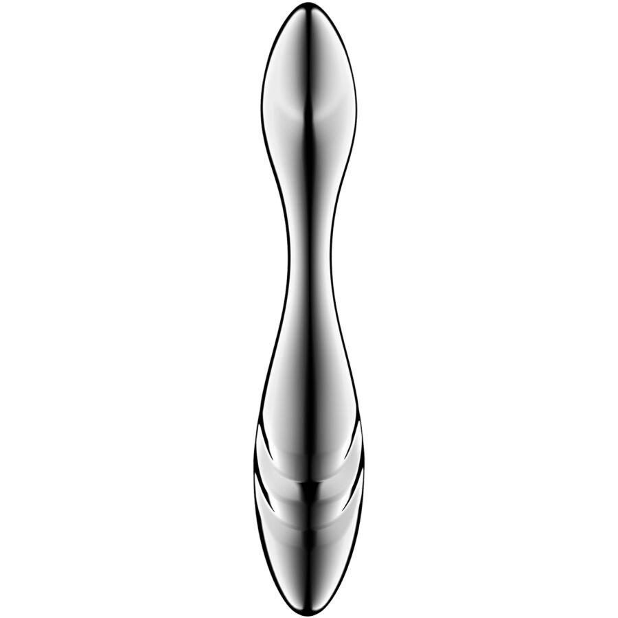 SATISFYER – PURE GRAVITY 3 DILDO ACERO INOXIDABLE DOBLE USO