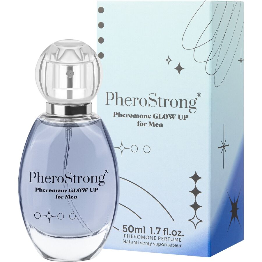 PHEROSTRONG – GLOW UP PERFUME CON FEROMONAS PARA HOMBRE 50 ML