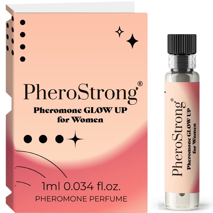 PHEROSTRONG – GLOW UP PERFUME CON FEROMONAS PARA MUJER 1 ML