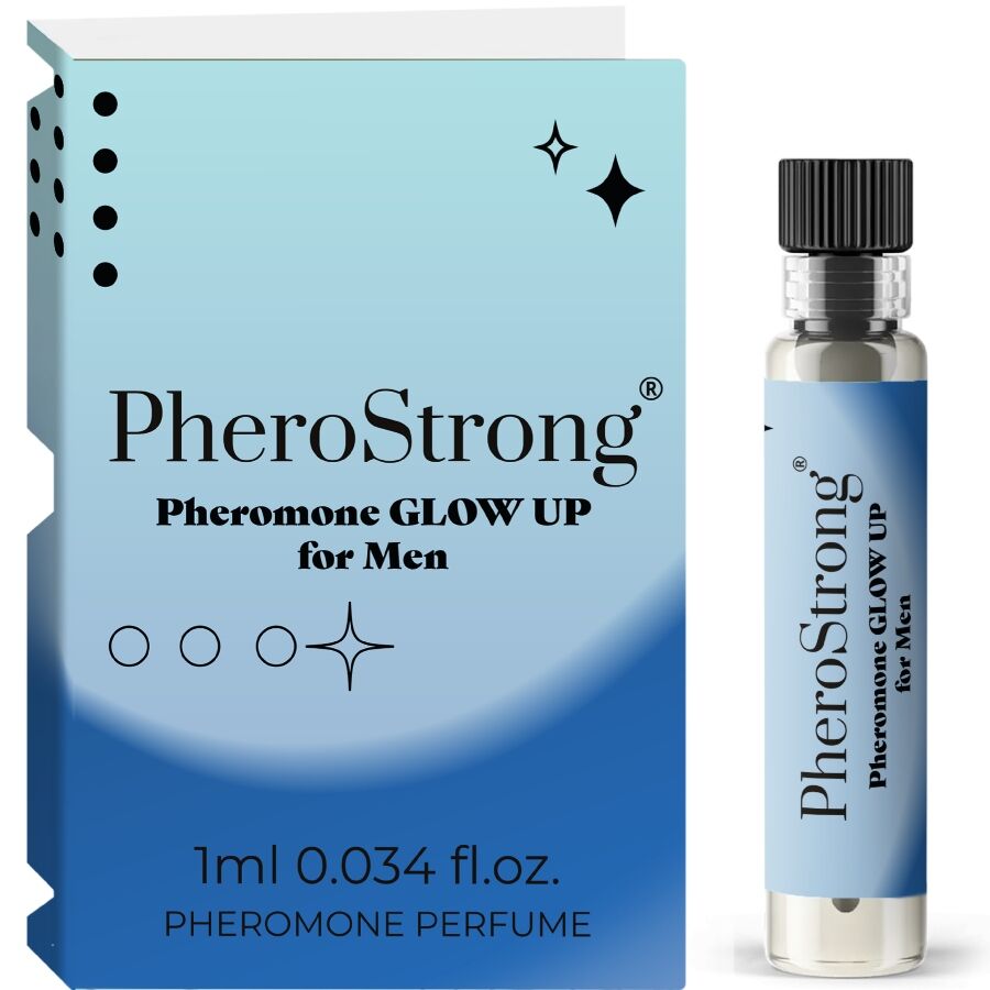 PHEROSTRONG – GLOW UP PERFUME CON FEROMONAS PARA HOMBRE 1 ML