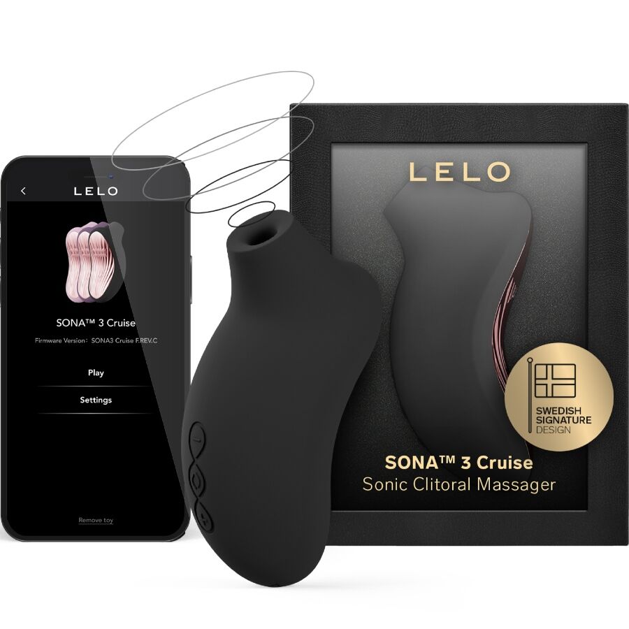 LELO – SONA 3 CRUISE MASAJEADOR SÓNICO DE CLÍTORIS NEGRO