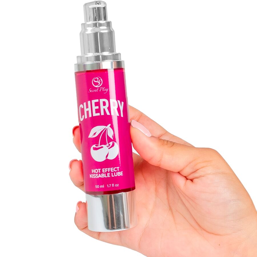 SECRETPLAY – LUBRICANTE EFECTO CALOR CEREZA 50 ML