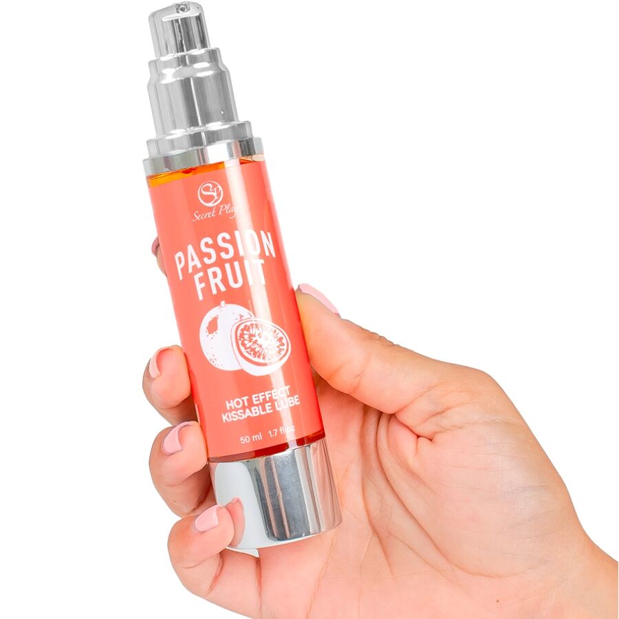 SECRETPLAY – LUBRICANTE EFECTO CALOR FRUTA DE LA PASIÓN 50 ML