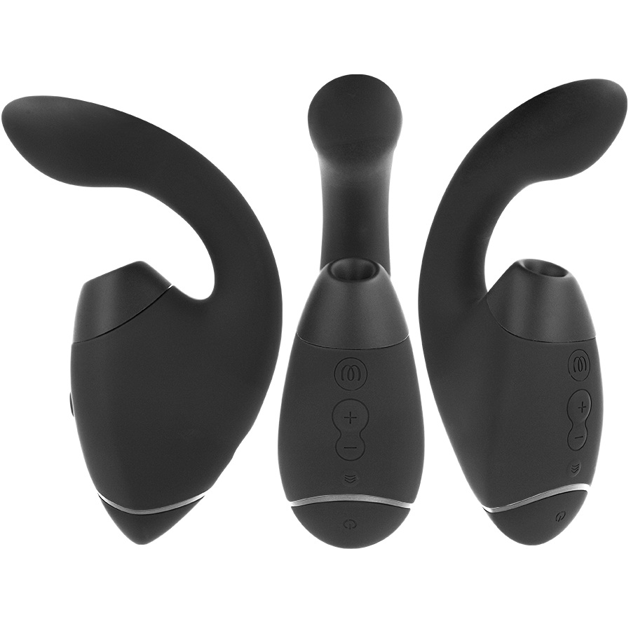 WOMANIZER – DUO NEXT ESTIMULADOR VIBRADOR DUAL CLÍTORIS PUNTOG NEGRO