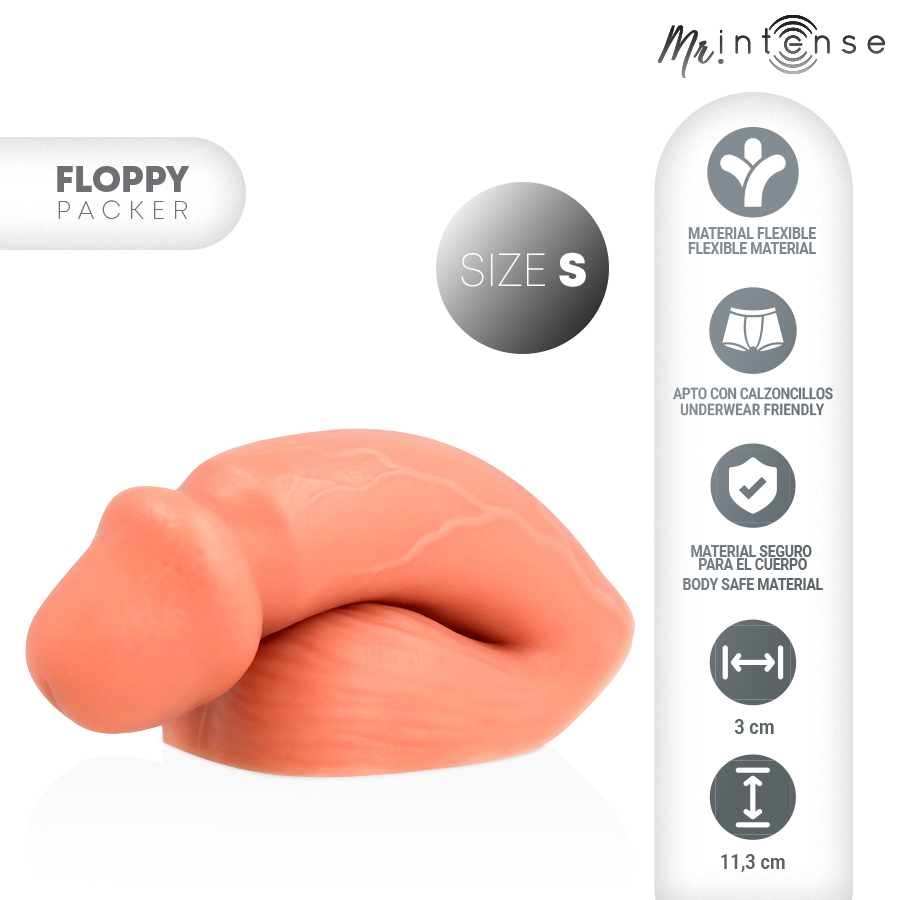MR INTENSE – FLOPPY TALLA S PACKER REALÍSTICO