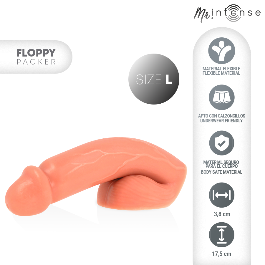 MR INTENSE – FLOPPY TALLA L PACKER REALÍSTICO