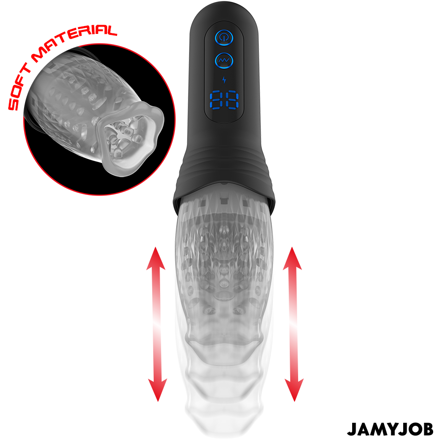 JAMYJOB – SPINJOB 2.0 MASTURBADOR CON THRUSTING Y ROTACIÓN