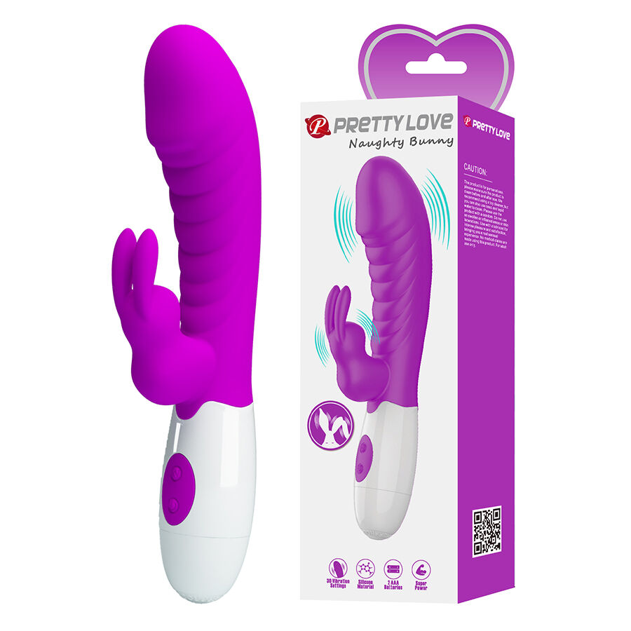 PRETTY LOVE – NAUGHTY BUNNY VIBRADOR MORADO