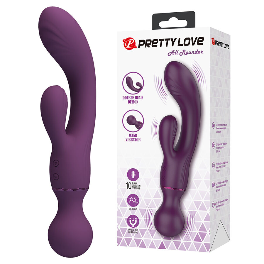 PRETTY LOVE – ALL ROUNDER VIBRADOR PUNTO G MORADO