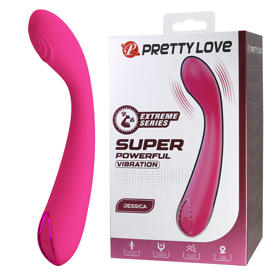 PRETTY LOVE – JESSICA VIBRADOR DE ALTA POTENCIA ROSA