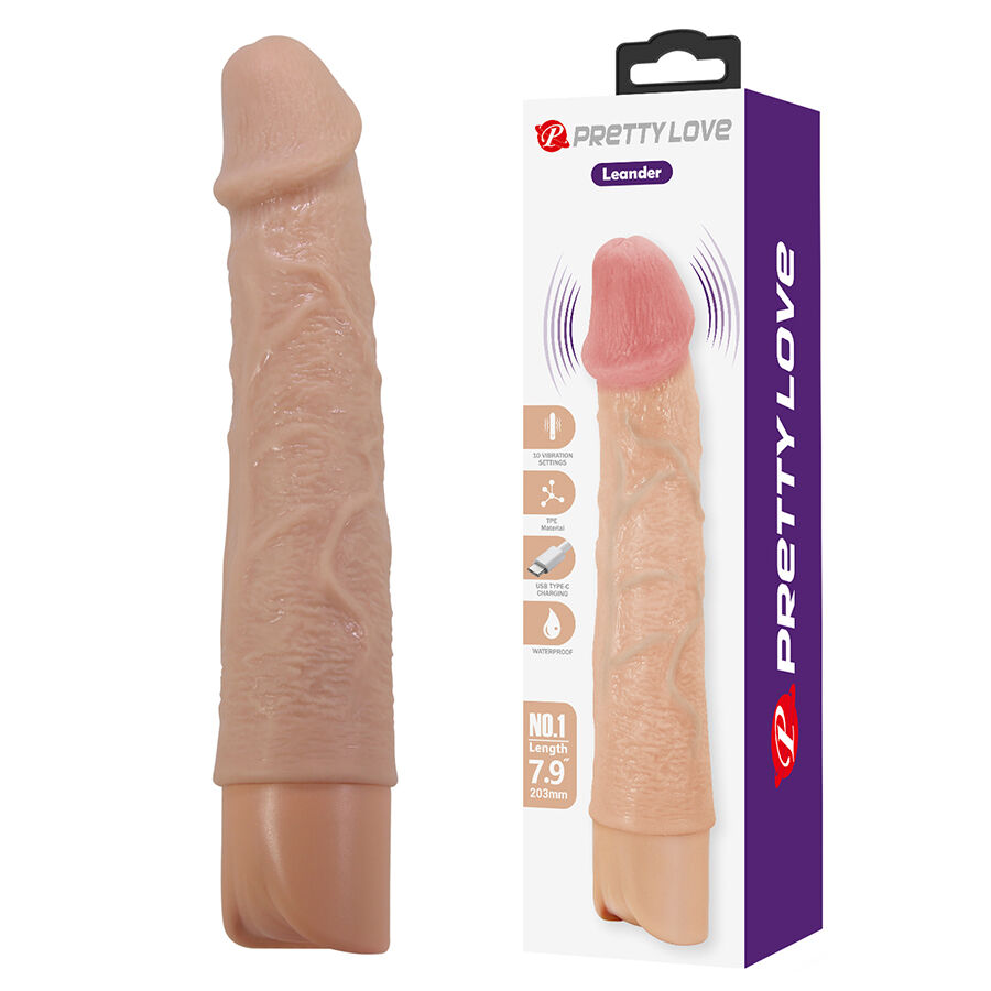 PRETTY LOVE – LEANDER VIBRADOR REALÍSTICO FLEXIBLE