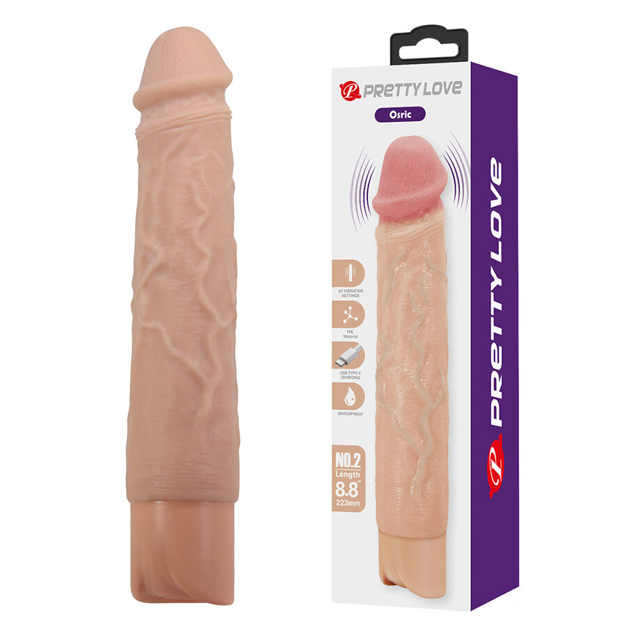PRETTY LOVE – OSRIC VIBRADOR REALÍSTICO FLEXIBLE