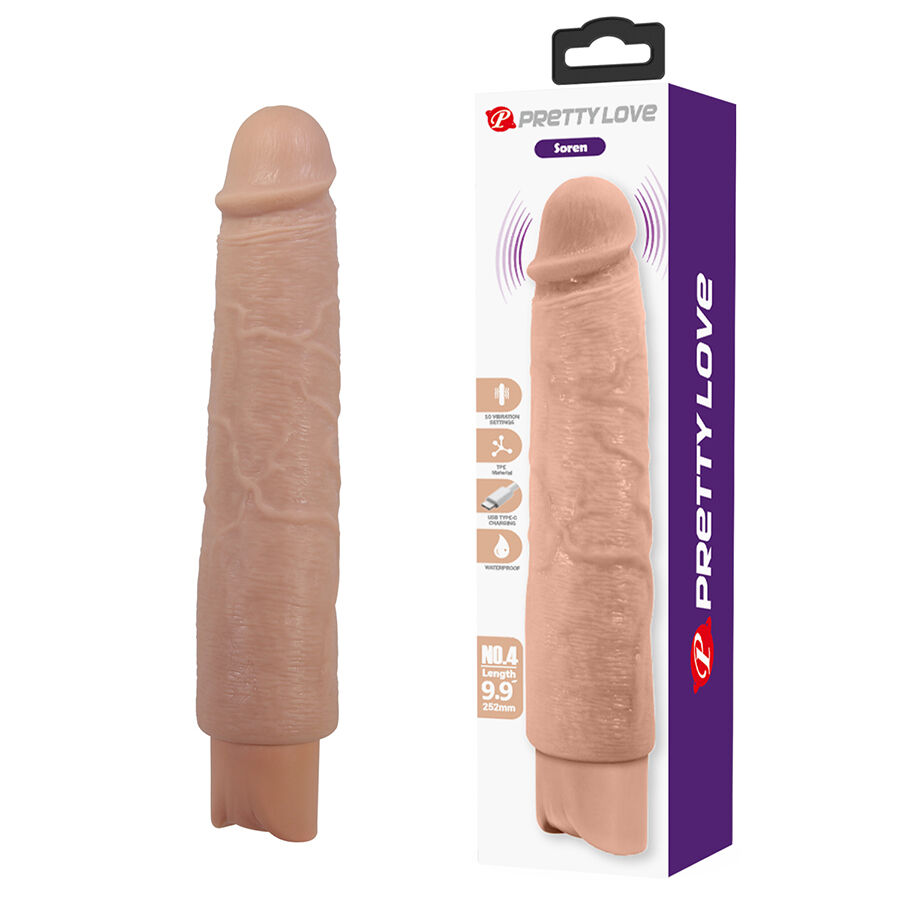 PRETTY LOVE – SOREN VIBRADOR REALÍSTICO FLEXIBLE