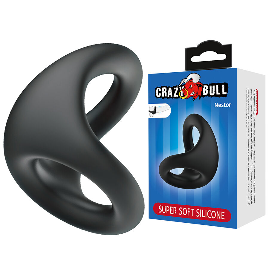 CRAZY BULL – NESTOR ANILLO ERGONÓMICO PARA PENE Y TESTÍCULOS