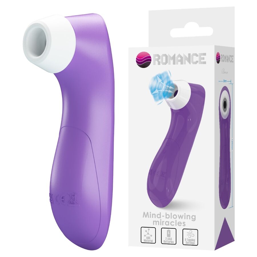 ROMANCE – SUCCIONADOR DE CLÍTORIS CON TECNOLOGÍA DE PULSACIÓN MORADO