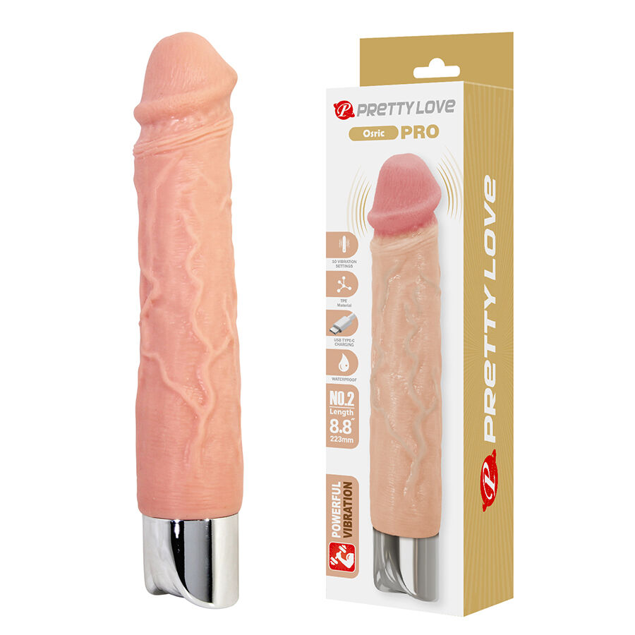 PRETTY LOVE – OSRIC PRO VIBRADOR REALÍSTICO FLEXIBLE