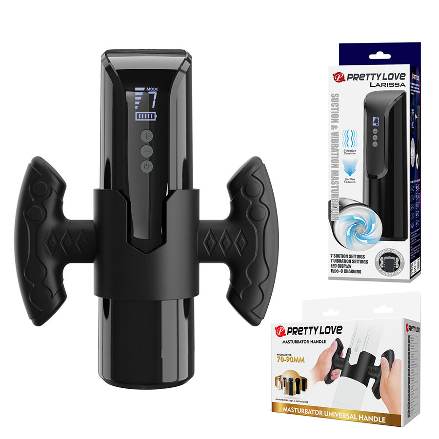 PRETTY LOVE – LARISSA MASTURBADOR SUCCIONADOR CON VIBRACIÓN + SUJECIÓN