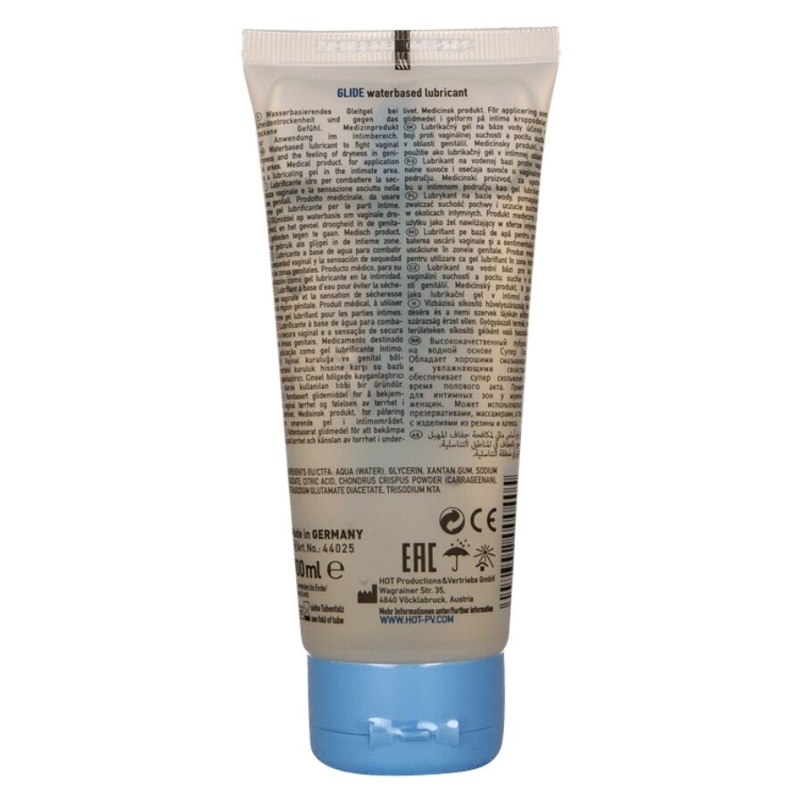 HOT – GLIDE LIQUID PLEASURE LUBRICANTE BASE AGUA 100 ML