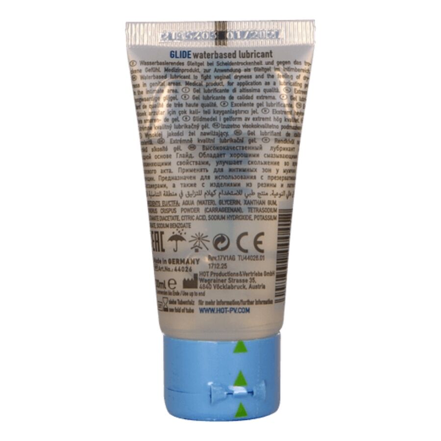 HOT – GLIDE LIQUID PLEASURE LUBRICANTE BASE AGUA 30 ML