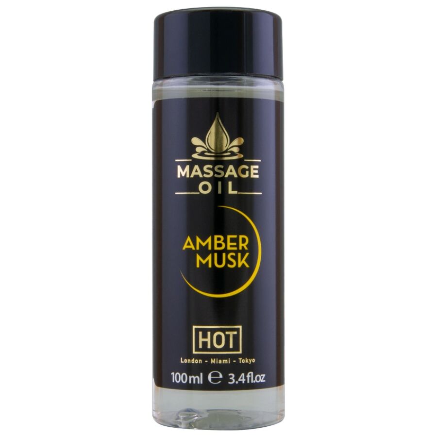 HOT – ACEITE DE MASAJE AMBER  MUSK 100 ML
