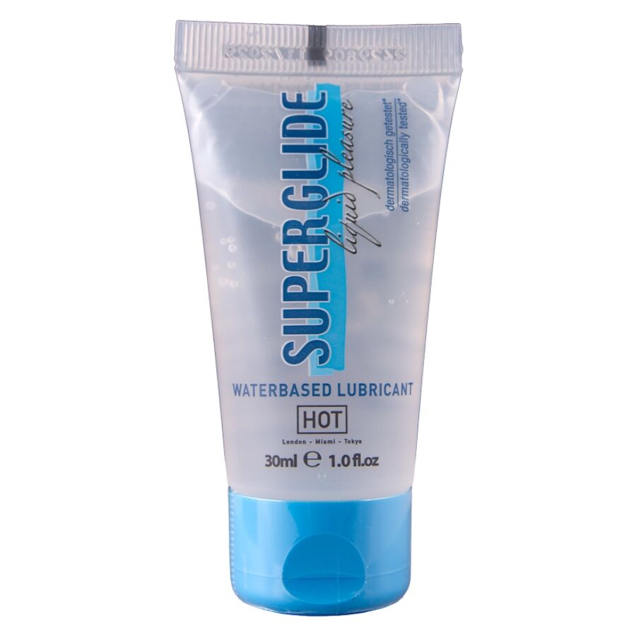 HOT – SUPERGLIDE LIQUID PLEASURE LUBRICANTE BASE AGUA 30 ML