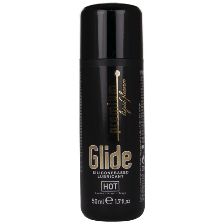 HOT – PREMIUM SILICONE GLIDE LUBRICANTE BASE SILICONA 50 ML