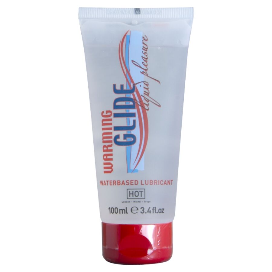 HOT – WARMING GLIDE LIQUID PLEASURE LUBRICANTE BASE AGUA EFECTO CALOR 100 ML