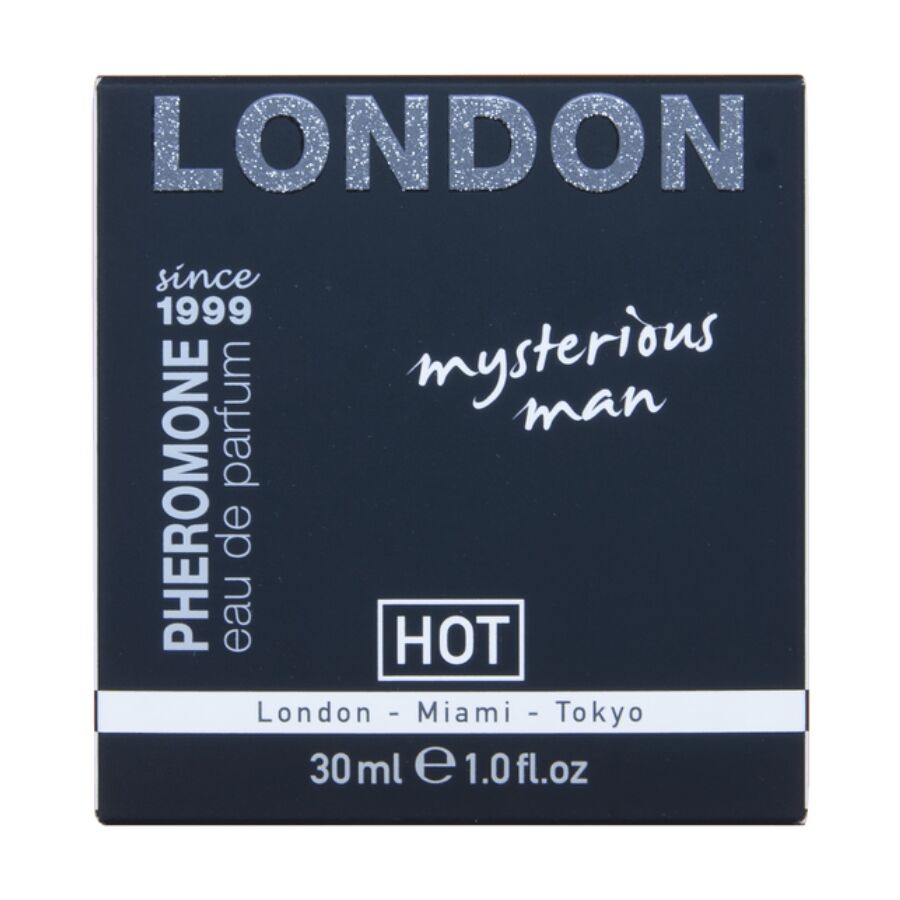 HOT – PERFUME CON FEROMONAS LONDON MYSTERIOUS HOMBRE 30 ML
