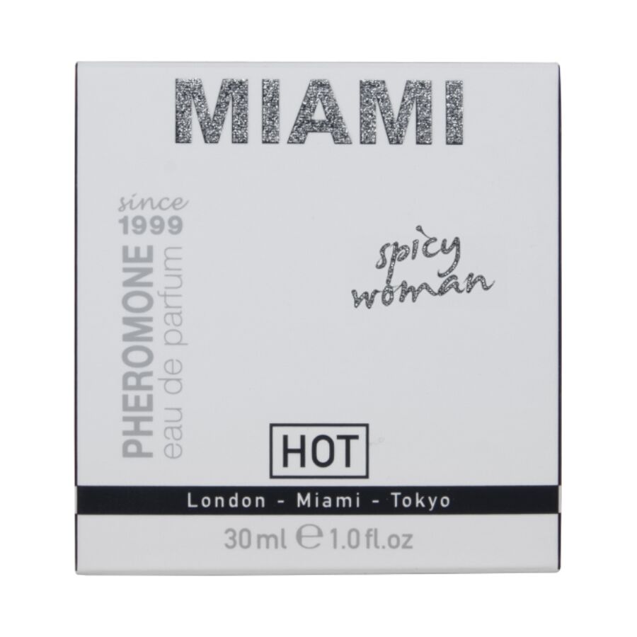 HOT – PERFUME CON FEROMONAS MIAMI SPICY MUJER 30 ML