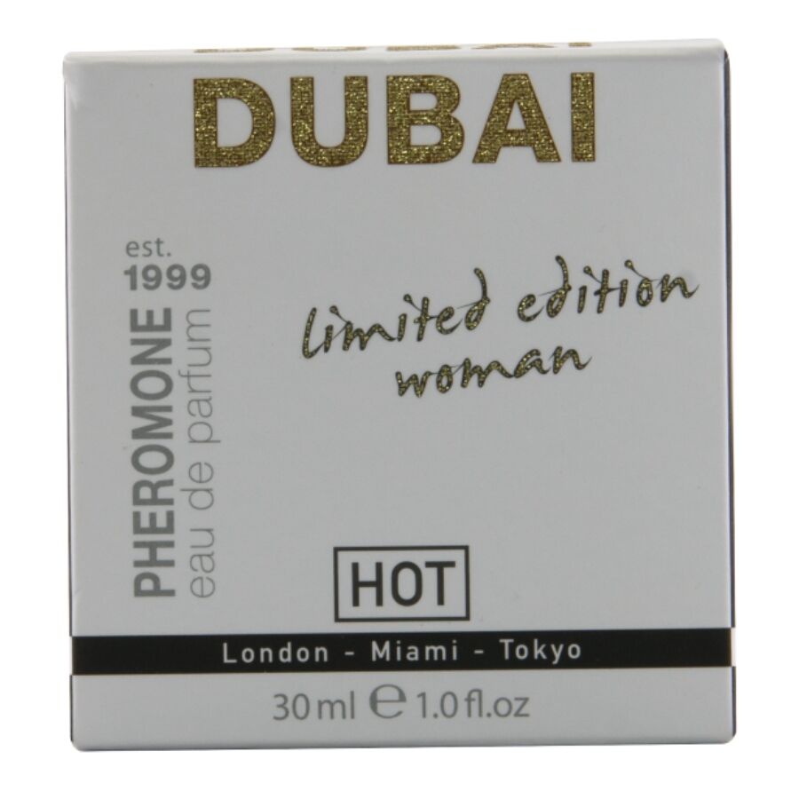 HOT – PERFUME CON FEROMONAS DUBAI EDICIÓN LIMITADA MUJER 30 ML