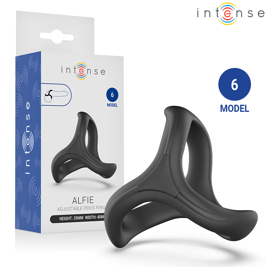 INTENSE – ALFIE ADJUSTABLE TRIPLE PENIS RING MODEL 6