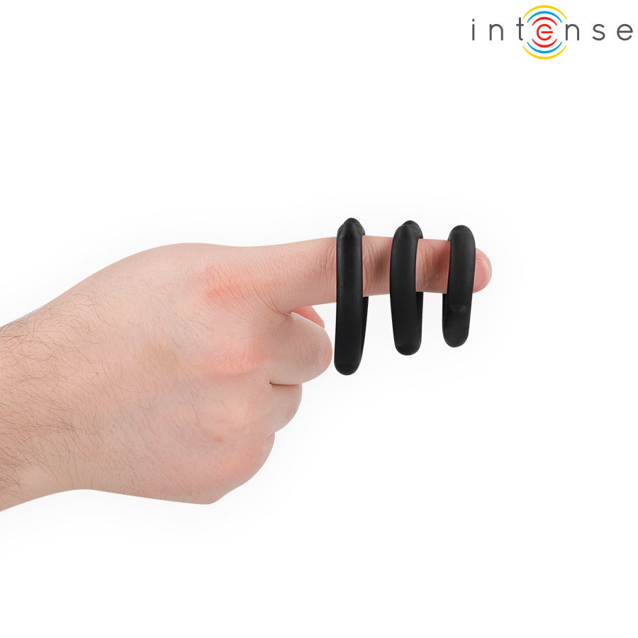 INTENSE – PETER SET OF 3 PENIS RINGS MODEL 9