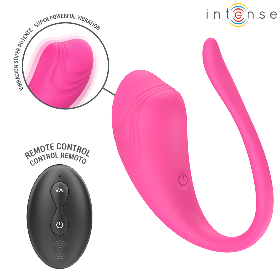 INTENSE – OLIVIA HUEVO VIBRADOR ROSA CONTROL REMOTO