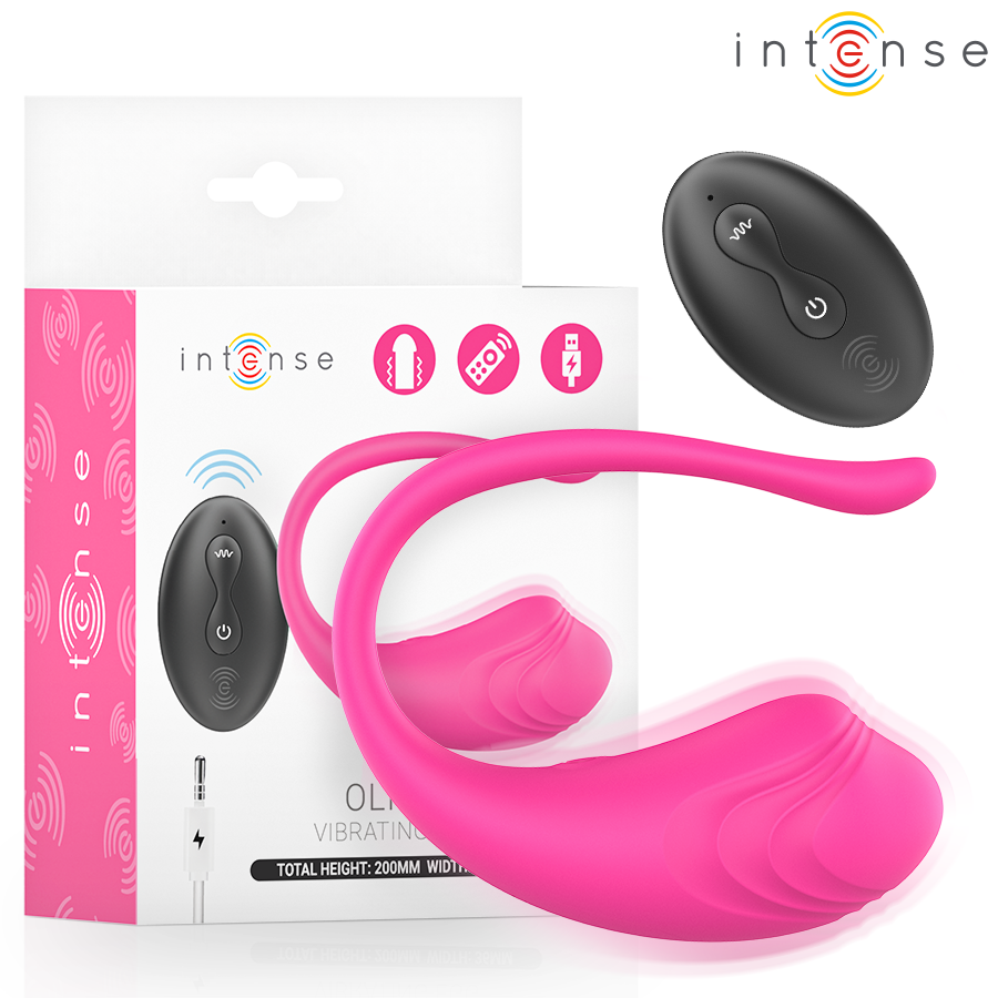 INTENSE – OLIVIA HUEVO VIBRADOR ROSA CONTROL REMOTO
